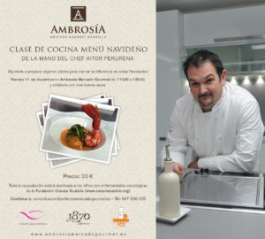 Clase de cocina Aitor Perurena