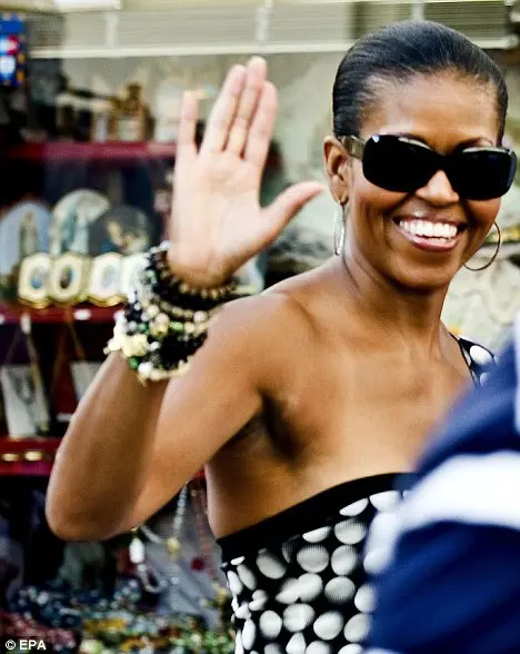 Michelle Obama fa shopping a Marbella