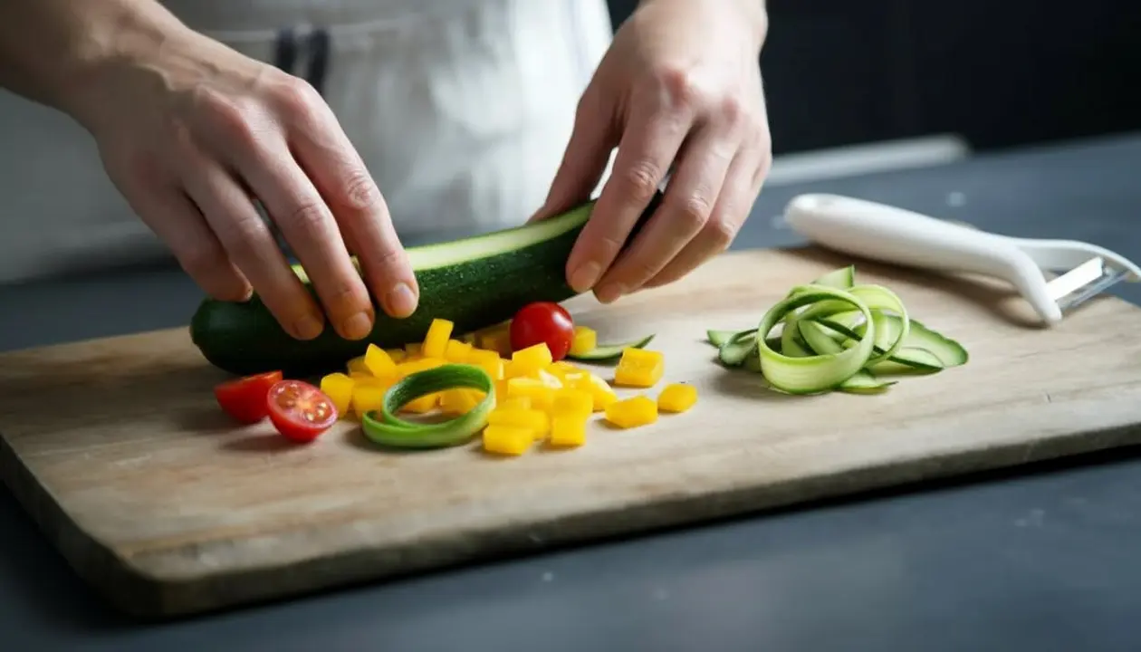  Calabac&iacute;n al horno con cinco contrastes: una receta f&aacute;cil y sorprendente - Imagen generada por IA 