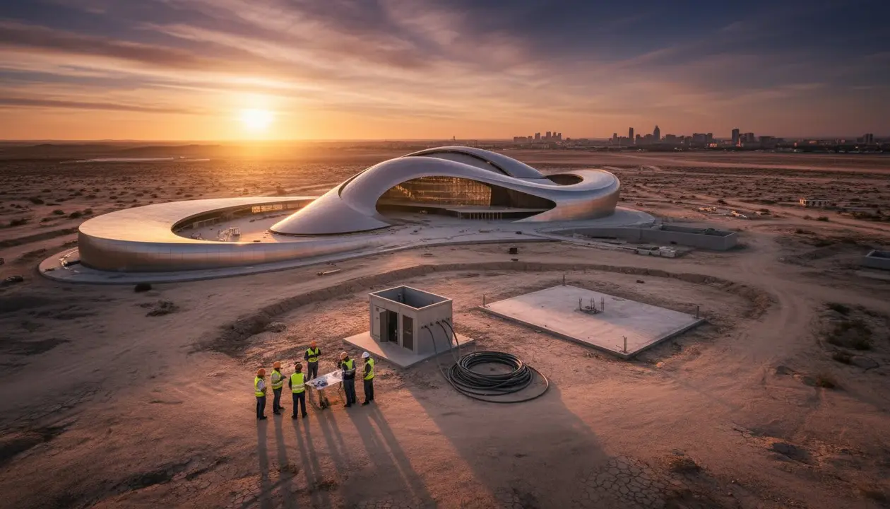 Auditorio de M&aacute;laga, pendiente de los 10 MW de potencia el&eacute;ctrica solicitados - Imagen generada por IA 