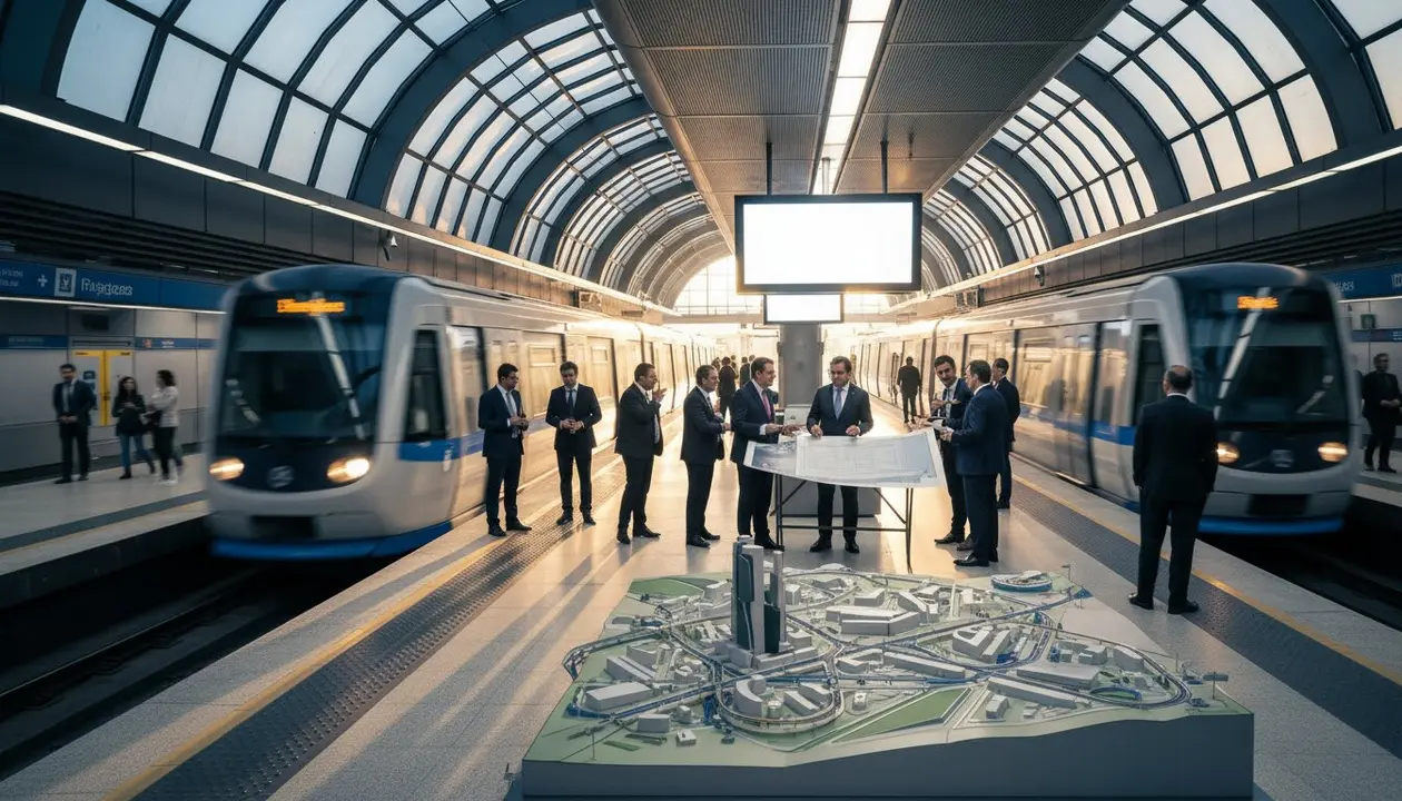  Metro de M&aacute;laga y su ampliaci&oacute;n: 34 trazados y una pol&eacute;mica a&uacute;n abierta - Imagen generada por IA 