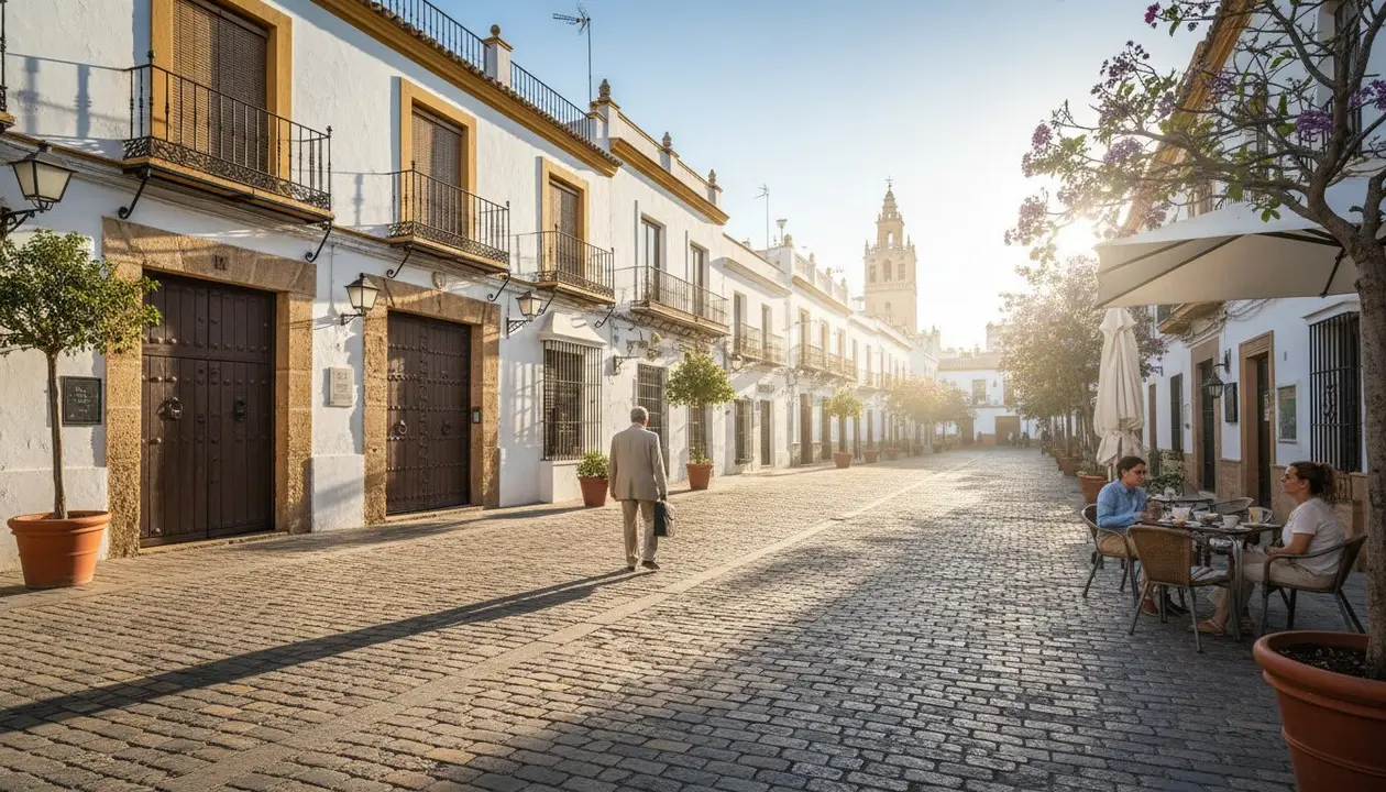  Jerez reduce un 87,9% las nuevas viviendas tur&iacute;sticas tras las restricciones municipales - Imagen generada por IA 
