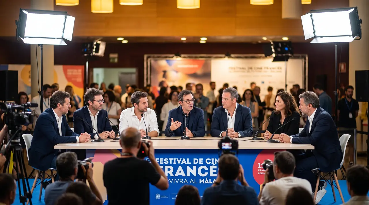  M&aacute;laga re&uacute;ne a siete invitados del cine franc&eacute;s en sus citas clave - Imagen generada por IA 