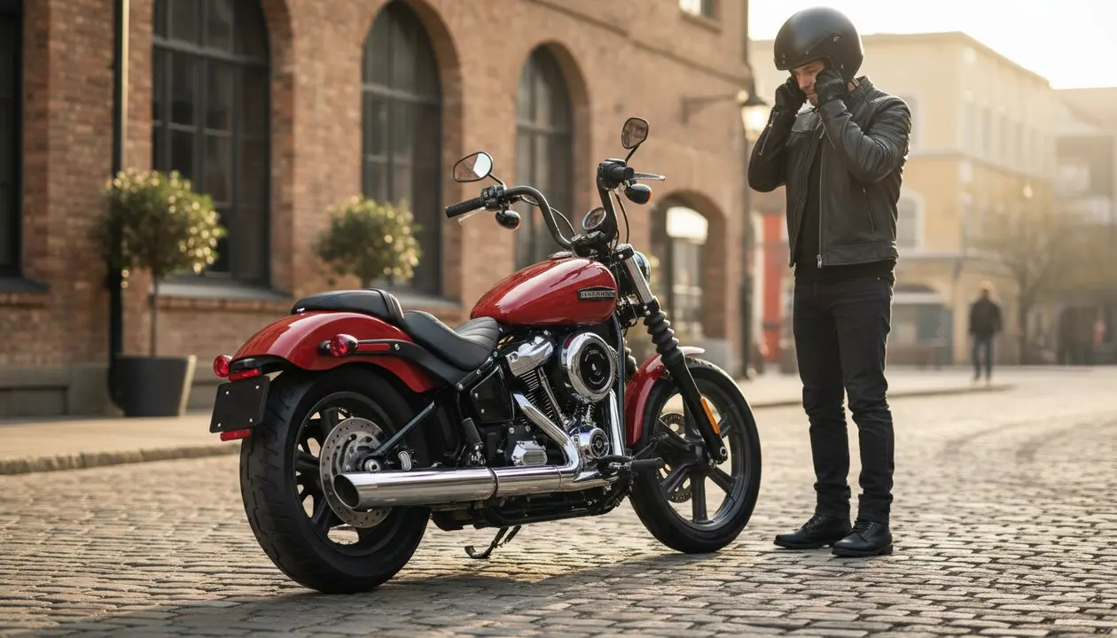  Harley-Davidson Street Bob rebajada a 17.900 euros con motor de 1.923 cc y 91 CV - Imagen generada por IA 