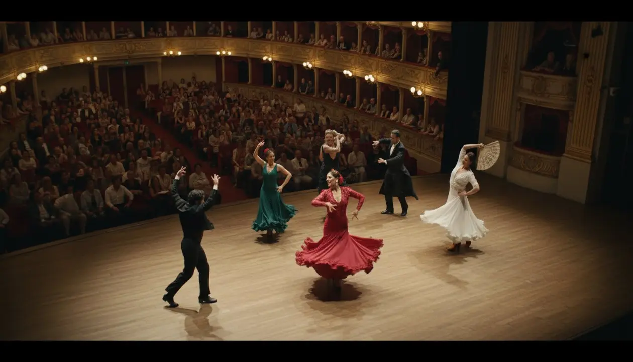  Danza 2026 en M&aacute;laga re&uacute;ne a Sara Baras, Farruquito y grandes figuras del flamenco - Imagen generada por IA 