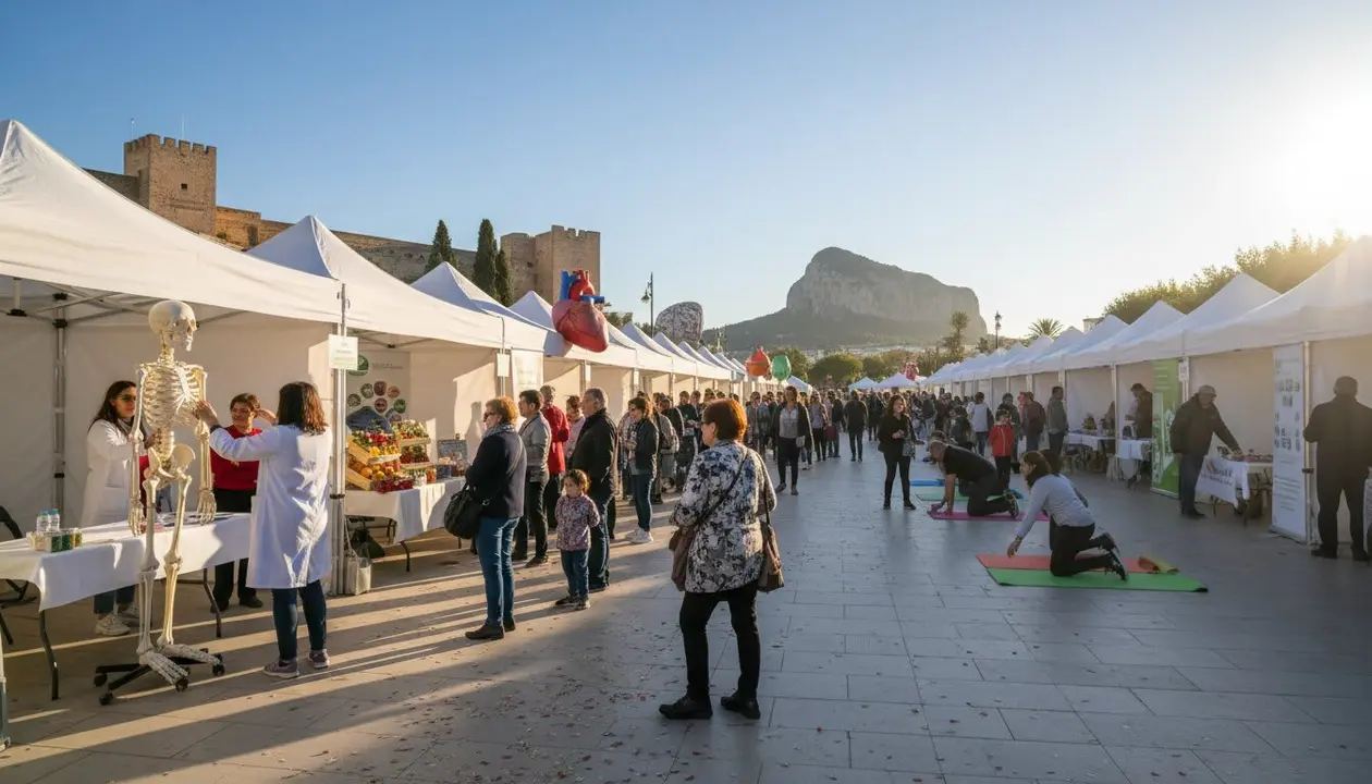  Primera Feria de la Salud de Antequera con actividades de prevenci&oacute;n y h&aacute;bitos saludables - Imagen generada por IA 