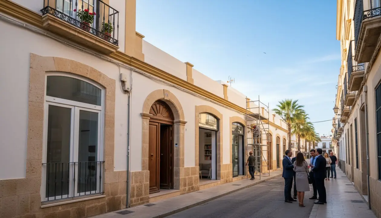  C&aacute;diz multiplica por cinco las licencias para convertir locales en viviendas - Imagen generada por IA 