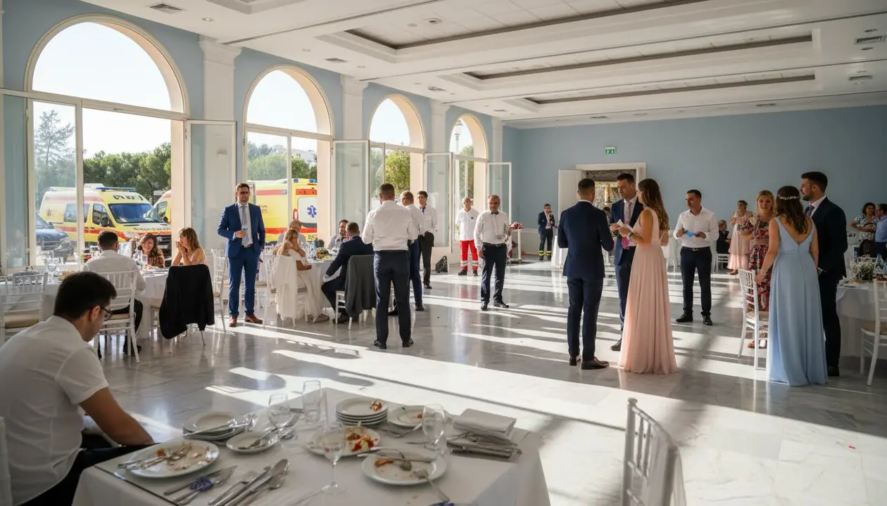  Posible intoxicaci&oacute;n alimentaria tras una boda en Benalm&aacute;dena afecta a m&aacute;s de 40 personas - Imagen generada por IA 