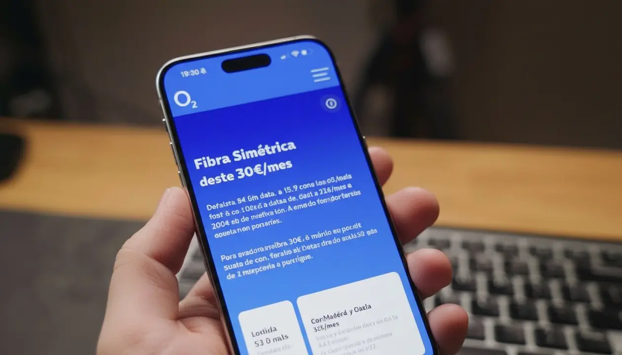  O2 mejora la velocidad de carga de las webs cuando la red est&aacute; saturada - Imagen generada por IA 