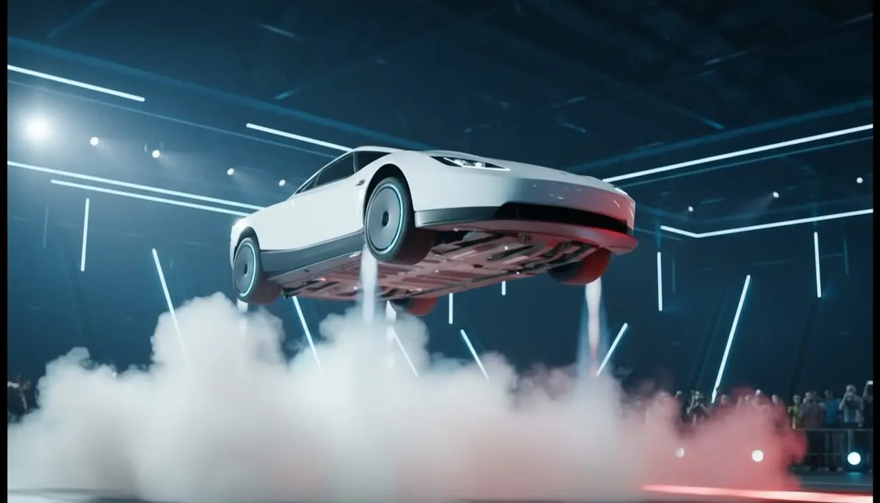 Tesla Roadster volando: aceleraci&oacute;n, piruetas y cifras del deportivo el&eacute;ctrico de 2028 &mdash; Imagen generada por IA