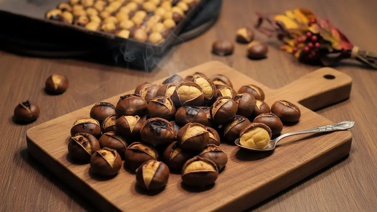  Recetas f&aacute;ciles con casta&ntilde;as para disfrutar de los sabores del oto&ntilde;o en Espa&ntilde;a - Imagen generada por IA 