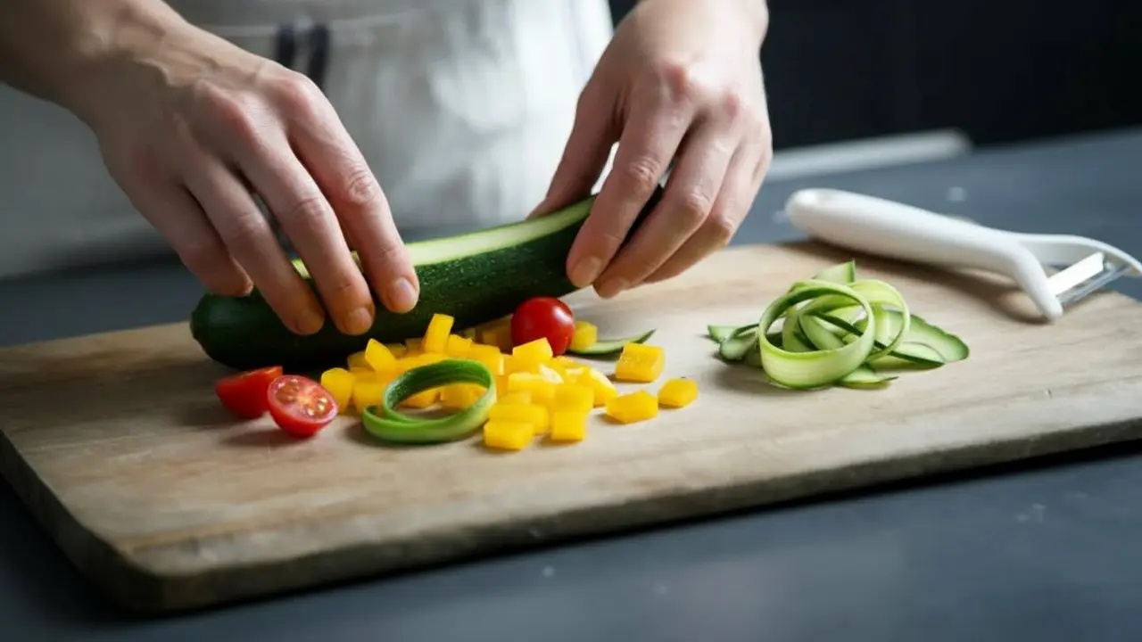  Calabac&iacute;n al horno con cinco contrastes: una receta f&aacute;cil y sorprendente - Imagen generada por IA 