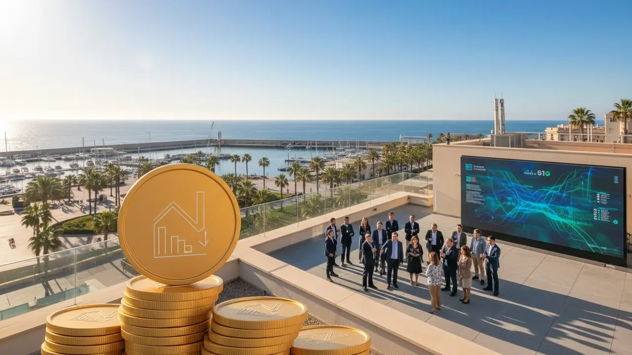  M&aacute;laga reduce en 61 millones su deuda seg&uacute;n el Banco de Espa&ntilde;a - Imagen generada por IA 