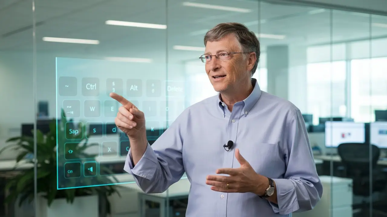 El error de Bill Gates detr&aacute;s del atajo Ctrl + Alt + Supr en Windows &mdash; Imagen generada por IA
