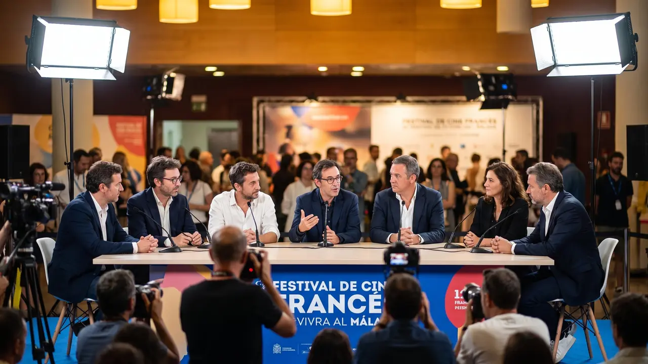  M&aacute;laga re&uacute;ne a siete invitados del cine franc&eacute;s en sus citas clave - Imagen generada por IA 