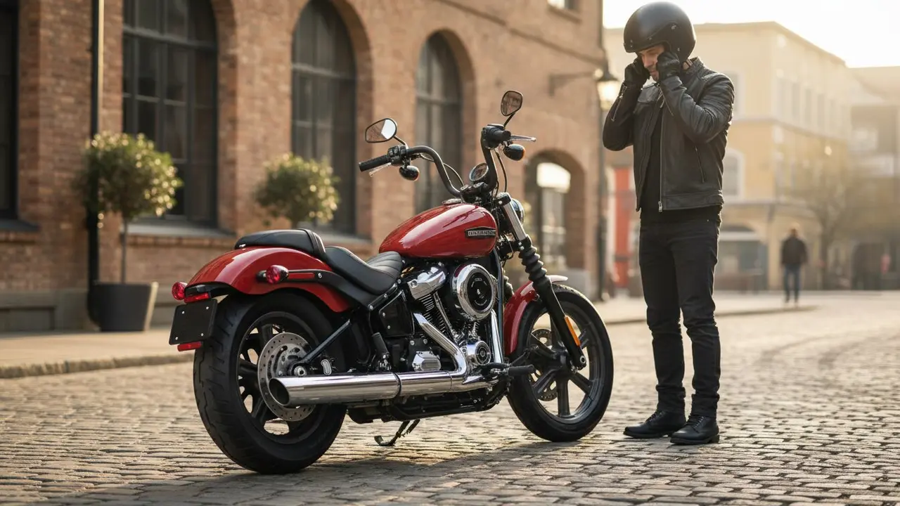 Harley-Davidson Street Bob rebajada a 17.900 euros con motor de 1.923 cc y 91 CV - Imagen generada por IA 
