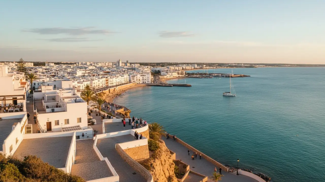  Ocupaci&oacute;n hotelera en C&aacute;diz durante el puente del 12 de octubre con Conil al 95,7% - Imagen generada por IA 