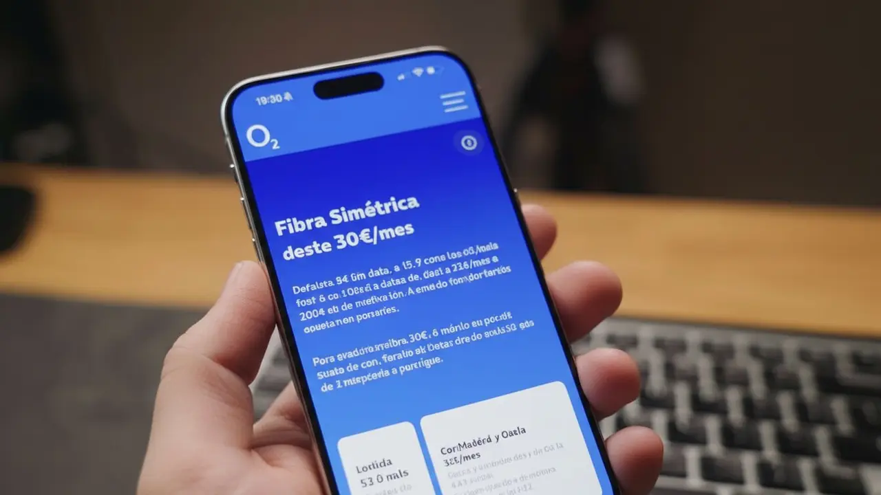  O2 mejora la velocidad de carga de las webs cuando la red est&aacute; saturada - Imagen generada por IA 