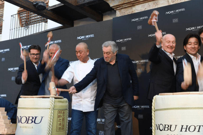 Robert De Niro ha inaugurato il Nobu Hotel Marbella
