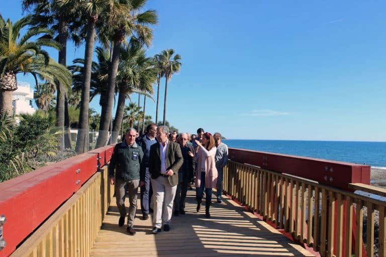 El corredor litoral une ya el 75% de la costa de Estepona