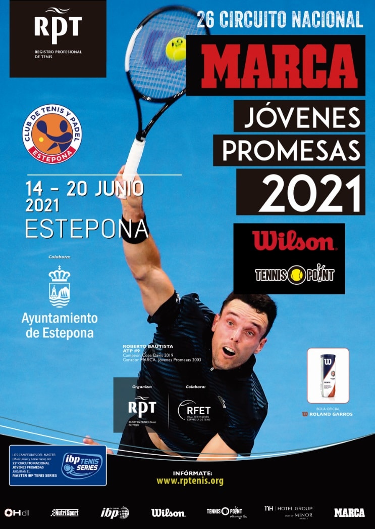 Estepona acoge el prestigioso Circuito Nacional de Tenis RPT Marca-Jóvenes Promesas 2021