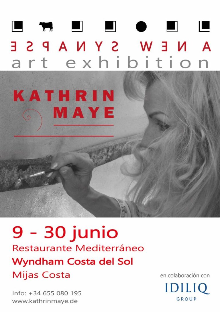 La artista alemana Kathrin Maye debuta en la Costa del Sol con tres exposiciones de “A new synapse”