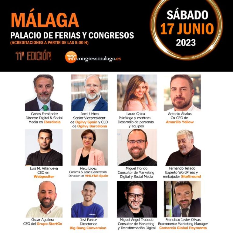 Las tendencias del marketing digital y ecommerce se dan cita en la 11ª edición de eCongress Málaga 
